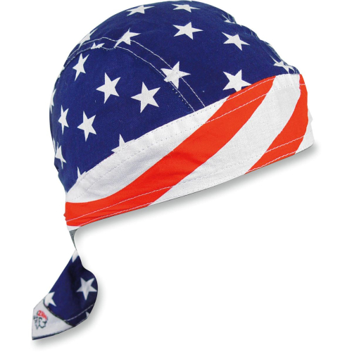 Zan Headgear - Zan Headgear Flydanna Headwrap - Z476 - Stars & Stripes - OSFM
