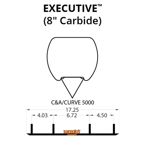 Woodys - Woodys Executive Series Flat-Top Carbide Runners - WCA-5000