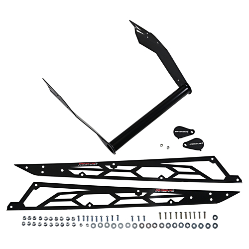 Straightline Performance - Straightline Performance Hide N Go Rear Bumper - Black/Black - 182-114