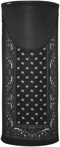 Zan Headgear - Zan Headgear Sportflex Series Windproof Tube - TW101 - Black Paisley - OSFM