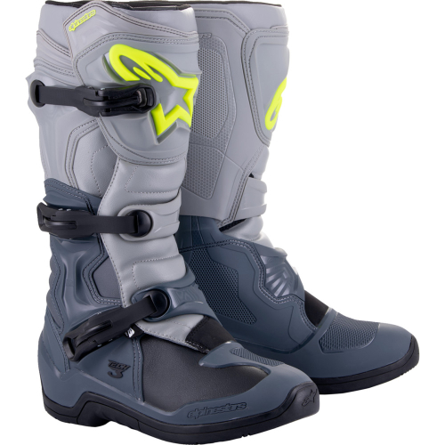 Alpinestars - Alpinestars Tech 3 Boots - 2013018-9069-9 - Gray/Dark Gray/Black - 9