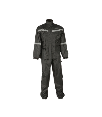 Fly Racing - Fly Racing 2-PC Rainsuit - 479-8017M - Black - Medium