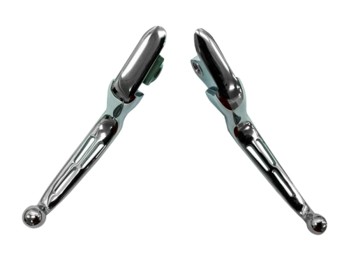 HardDrive - HardDrive Custom Levers - Three-Slot - Chrome - 053574