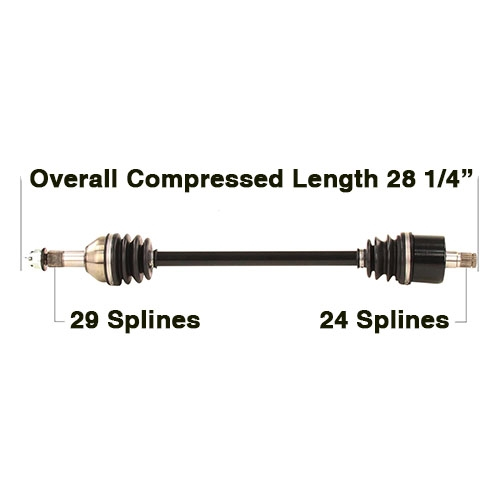TYTANEUM - TYTANEUM OE Style CV Axle - CAN-7078