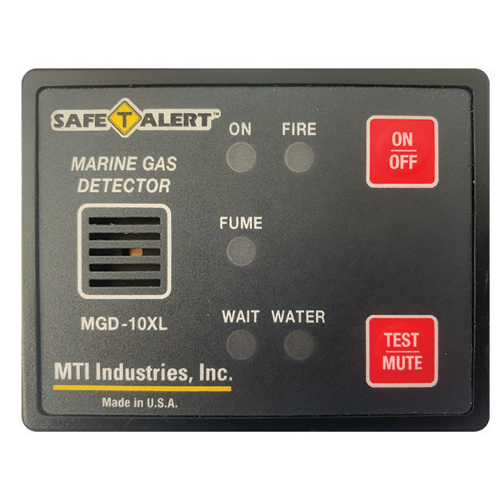 Safe-T-Alert - Safe-T-Alert Gas Vapor Alarm Fume, Fire, Bilge Water - Black Surface Mount