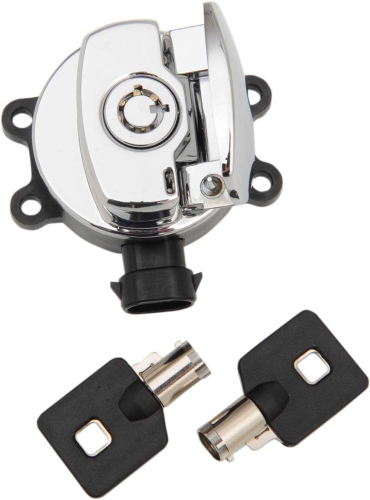 Drag Specialties - Drag Specialties Side Hinge Ignition Switch - Chrome - 2106-0249