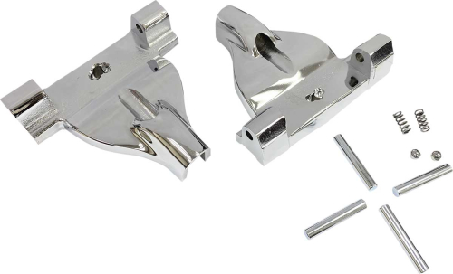 Drag Specialties - Drag Specialties Passenger Floorboard Mount Kit - Chrome - 1621-1002