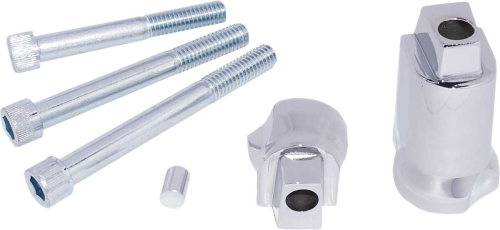 Drag Specialties - Drag Specialties Passenger Floorboard Mount Kit - Chrome - 1621-1004