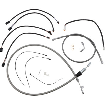 Magnum - Magnum XR Stainless Dot Handlebar Installation Kit - 12in-14in. - Chrome Fittings - 5891181