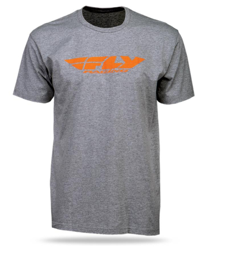 Fly Racing - Fly Racing Corporate Standard T-Shirt - 352-0946X - Gray - X-Large