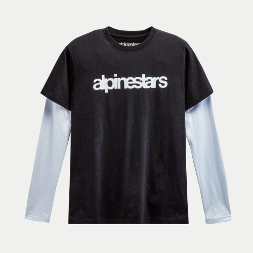 Alpinestars - Alpinestars Stack Knit Long-Sleeve T-Shirt - 1213713001020L - Black/White - Large