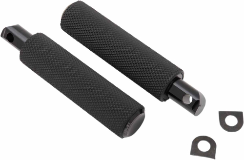 Arlen Ness - Arlen Ness Fusion Footpegs - Knurled - Black - I-1303