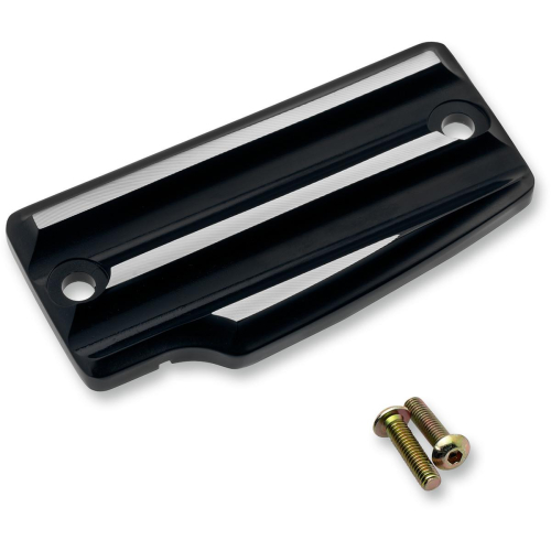 Joker Machine - Joker Machine Rear Master Cylinder Cover - Finned - Black Anodized/Silver - 30-390-2