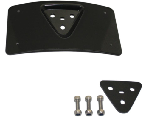 Custom Dynamics - Custom Dynamics Radius License Plate Mount - Black - CD-PFM-B