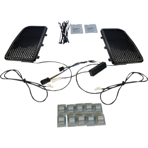 Custom Dynamics - Custom Dynamics Dynamic Lower Fairing Light Inserts - CD-LF-AW-B