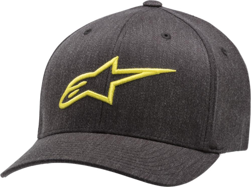 Alpinestars - Alpinestars Ageless Curve Hat - 1017-81010-1955-SM/M - Gray/Hi Viz Yellow - Sm-Md
