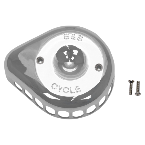 S&S Cycle - S&S Cycle Stealth Mini Tear-Drop Air Cleaner Cover - Chrome - 170-0366
