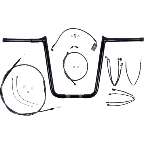 Magnum - Magnum 1-1/4in. Viking Handlebar Installation Kit - 14in. - Black Pearl - 48894-314