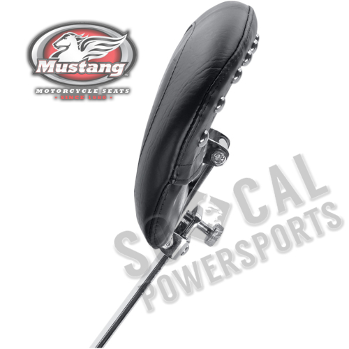 Mustang - Mustang Summit FL Touring Driver Backrest - Chrome Studs - 79588