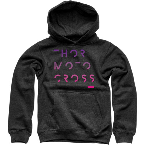 Thor - Thor Nuance Girls Youth Pullover - 3052-0511 - Charcoal - Small