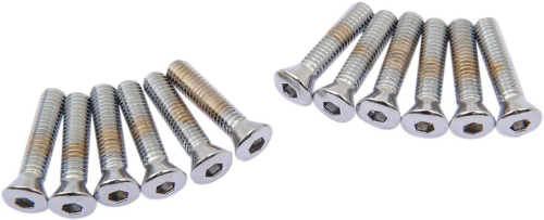 Drag Specialties - Drag Specialties Socket-Head Cam Cover Bolt Set - Smooth - Chrome - MK154