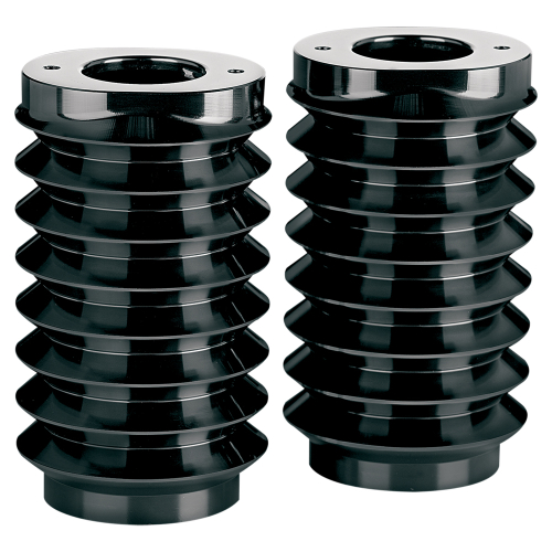 Arlen Ness - Arlen Ness Retro Fork Boot Covers - Black - 20-004