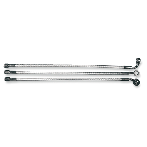 Magnum - Magnum Sterling Chromite II Designer Series Front Upper Brake Line - 3/8in./10mm, 90deg. Banjo - 23in. - 37223