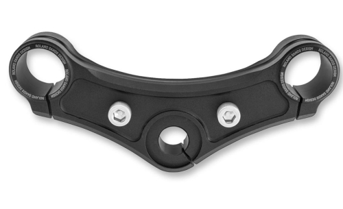 RSD - RSD Top Triple Clamp - Black Ops with Riser Holes - 0208-2104-SMB