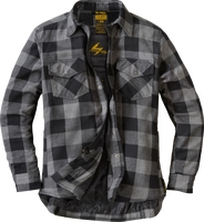 Scorpion - Scorpion EXO Covert Womens Flannel - 52201-4 - Black/Gray - Medium
