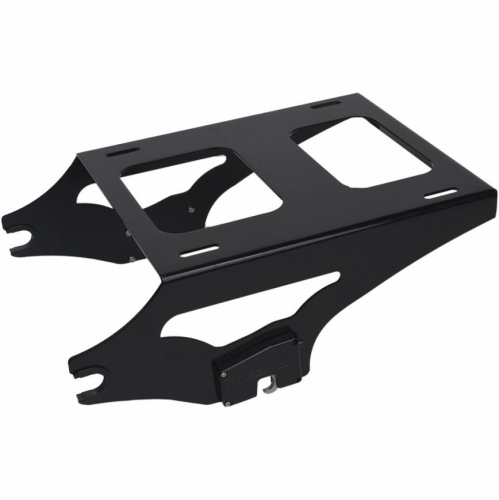 Motherwell - Motherwell 2-Up Non-Locking Detachable Tour-Pak Mounting Rack - Gloss Black - MWL42614GB