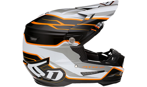 6D - 6D ATR-2 Phase Helmet - 12-2824 - White/Orange - X-Small