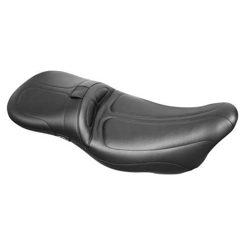Le Pera - Le Pera Maverick Daddy Long Legs Seat - HR - Perforated Double Diamond Inlay - Black - LK-957DLHR2