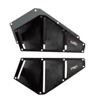 Proven Design Products - Proven Design Products Ski Doo Vents - Bottom Vent Kit - Black - V-XMS13BOT-B