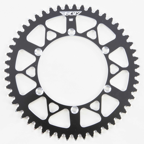 Fly Racing - Fly Racing Aluminum Rear Sprocket - Black - 51T - 422-51 BLK
