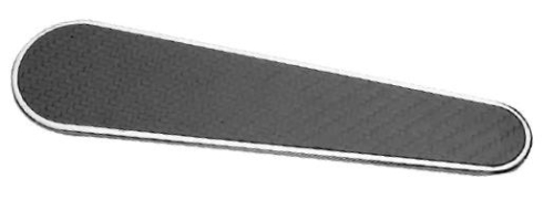 Precision Billet - Precision Billet Fluted Billet Tank Cover - Black - FLU-550-08UP-BLK