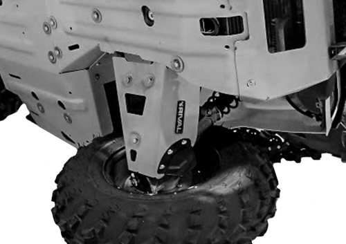 Rival - Rival Front A-Arm Guards Alloy - 24.7438.1-5