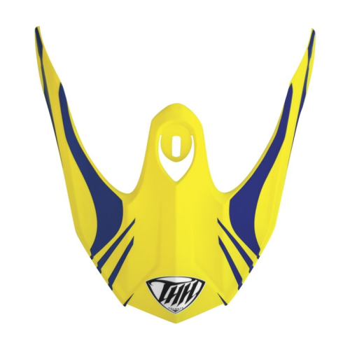 THH Helmets - THH Helmets Visor Twister for T730X Helmets - Yellow/Blue - 648110