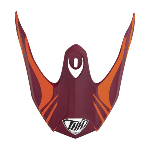 THH Helmets - THH Helmets Visor Twister for T730X Helmets - Purple/Orange - 648111