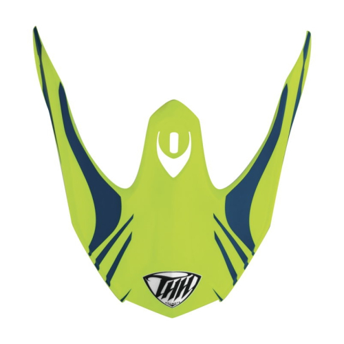 THH Helmets - THH Helmets Visor Twister for T730X Helmets - Neon Yellow/Blue - 648112