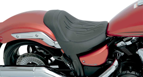 Z1R - Z1R Low-Profile Solo Seat - Flame Stitch - XF-2-0810-1767