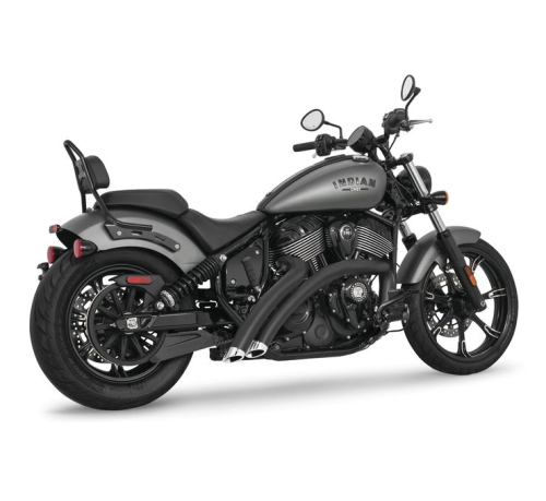 Freedom Performance - Freedom Performance Radical Radius Exhaust System for Chief - Black/Chrome Tip - IN00462