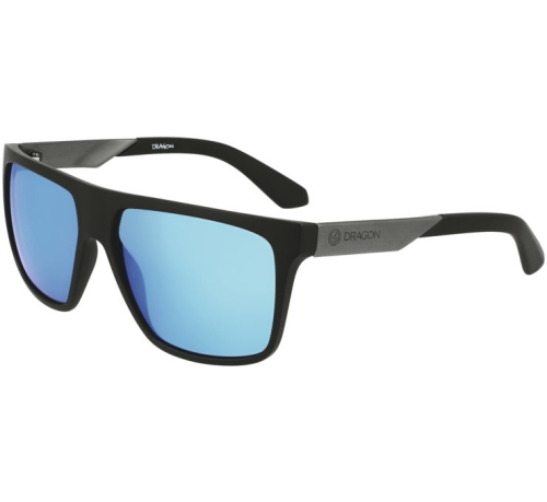 Dragon Alliance - Dragon Alliance Dragon Eyewear Vinyl Sunglasses - 450375915003 - Matte Black / Blue Ion Lens - OSFM