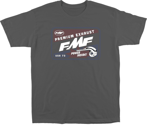 FMF Racing - FMF Racing Power Inside T-Shirt - SP21118900-CHA-XXL - Charcoal - 2XL