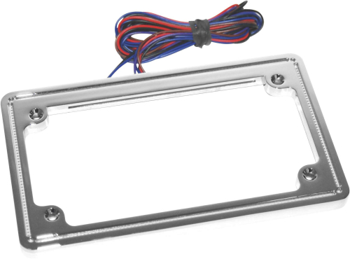 Namz - Namz Universal Perfect Plate Light License Plate Frame - Chrome - LLC-PPL-C