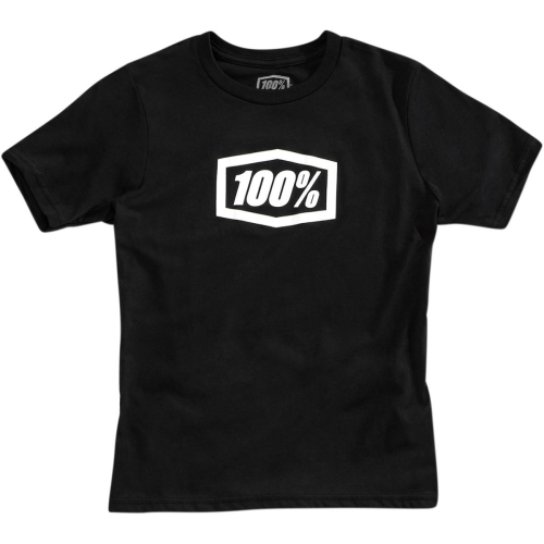 100% - 100% Essential Youth T-Shirt - 34016-001-04 - Black - Small
