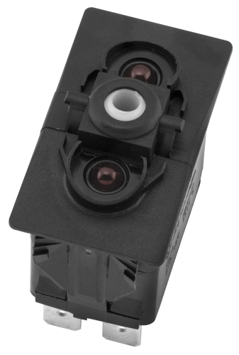 ModQuad - ModQuad On-Off Rocker Switch Body - LED Double - Red - RS-BODY-RD