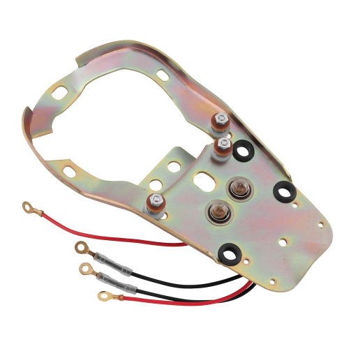 Bikers Choice - Bikers Choice Fat Bob Instrument Panel Base Plate - 2 Light - 90062A