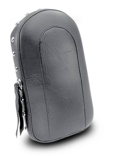 Mustang - Mustang Sissy Bar Pad - Studded with Conchos - 12.5in Tall - 7in Wide - 75314