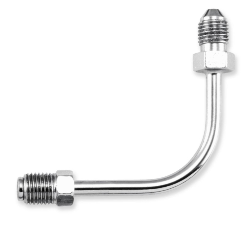 Goodridge - Goodridge Brake Fitting - 90deg. 3/8in. 24 I.F. Long - Chrome - 691-03CH
