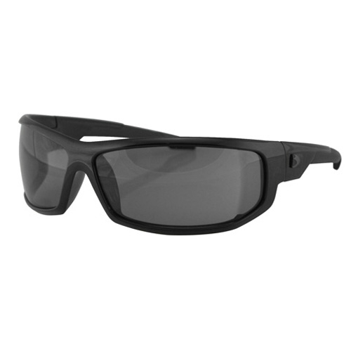 Bobster Eyewear - Bobster Eyewear AXL Sunglasses - EAXL001 - Black/Smoke Lens